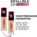 L'Oreal Paris Infallible 32H Fresh Wear Foundation 355 Sienna 30ml - Full-Coverage Longwear with Vitamin C & SPF 25 - Buy Online on SooperMarket.com
