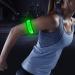 Pack of 2pcs- LED Sports Saftey Flashing Reflective Armband with High Visibility Light up Glow in The Dark Bracelet for Cycling  Jogging  Walking and Running (Green) - Buy Online on SooperMarket.com