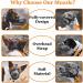 Breathable Mesh Dog Muzzle - Adjustable Safety Strap for Small Dogs | Nylonnetz Comfort Fit - Buy Online on SooperMarket.com
