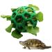 Lodczioe turtle treat treats hay feeder ball feeding grass ball for turtle turtle fruit vegetables feed dispenser holder feed search for small animals pet green