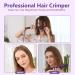 DSHOW Hair Crimper Iron - Volumizing Hair Waver with Titanium Ceramic Plates (Purple) - Buy Online on SooperMarket.com