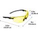 Keen Shooting Safety Glasses with Yellow Lenses - ANSI Z87.1+ & CE Rated Black/Gray - Buy Online on SooperMarket.com
