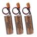 Pack of 3 CR8.LHC 3V 2600mAh 17450 Battery Replace for Fuji FDK CR8-LHC Battery for Memory Backup Power Source Water Meters with Brown Plug