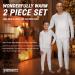 Boys' Thermal Long Johns Set - White Small | Sleeve Shirt & Pants Base Layer for Ski/Extreme Cold - Buy Online on SooperMarket.com