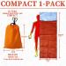 BESTHUNTINER Emergency Sleeping Bag - Lightweight, Waterproof, Reusable Thermal Bivy Sack Shelter Kit - Orange - Buy Online on SooperMarket.com