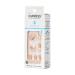 KISS imPRESS Press-On Pedicure Fake Toenails Kit - Square Bejeweled Pink & White Nails with Prep Pad, File, Stick - 24 Nails - Buy Online on SooperMarket.com