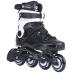 Inline Skates for Women Men,Outdoor Fitness Adult Inline Skates,ABEC-7 Carbon Steel Bearings,4*80mm 85A PU Wheels,Comfortable Breathable Removable and Washable Lining Black Men8.5/Women9
