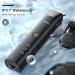 YIRISO Body Hair Trimmer for Men - Electric Ball Shaver with 2 Interchangeable Heads | Waterproof Male Grooming Razor for Pubic Hair and Groin Shaving | Men's Gift - Buy Online on SooperMarket.com