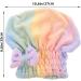 NOLITOY Quick Dry Hair Towel Wrap for Women - Cute Bowknot Design Super Absorbent for Curly & Thick Hair Colorful Elastic Hair Cap - Buy Online on SooperMarket.com