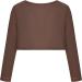 BONNY BILLY Girls Cotton Knit Cardigan Shrug | Size 7-8 Years | Coffee - Buy Online on SooperMarket.com