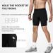 Niksa Men's Compression Shorts 3 Pack with Pockets - Large Black - Running, Workout, Fitness - Buy Online on SooperMarket.com
