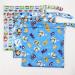 Baby Diaper Bag Wet Dry Organizer - Waterproof Zipper Bag, Reusable Cloth Wet Bag (Color 10 M) - Buy Online on SooperMarket.com