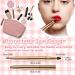 WLLHYF Professional Double Sided Retractable Lip Brush - Portable Travel Lip Makeup Applicator for Women and Girls (Gold) - Buy Online on SooperMarket.com