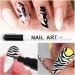 Hudhow's Nail Polish Pencil - 5 Colors Nail Art Pen for DIY Graffiti Abstract Lines & Floral Patterns | Nail Design Tool & Manicure Accessories - Buy Online on SooperMarket.com