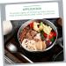 Zerodeko 1 Set Instant Noodle Bowl Food Containers Noodle Bowl with Lid Bowl with Tableware Japanese Ramen Noodles Salad Bowl Lidded Food Bowl Child Chopsticks Stainless Steel 18.50X15.50X11.50CM Black - Buy Online on SooperMarket.com