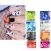 Holographic Nail Glitter Sequins 12 Colors | 3D Flake Nail Art Supplies for Decoration | Shiny Sparkle Designs for Acrylic Manicures - Mickey Charms - Buy Online on SooperMarket.com