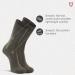 FoxRiver Men's Wick Dry Auras Ultra-Lightweight Liner Crew Socks - Large Olive - Buy Online on SooperMarket.com