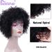 Faddishair Short Afro Wigs for Black Women Bouncy Fluffy Kinky Curly Human Hair Wigs - International Shipping Available - Buy Online on SooperMarket.com
