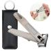 360 Rotating Nail Clippers for Seniors Long Handle Stainless Steel Nail Clippers Heavy Duty Toenail Finger Clippers for Thick Nails (Silver)