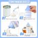 Milk Powder Dispenser Pot - BPA Free Formula Container for Travel & Outdoor Activities (Blue) - Buy Online on SooperMarket.com