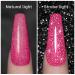 RARJSM Pink Gel Nail Polish - 7.5ml Reflective Glitter Neon Shimmer | Summer Candy Collection - Buy Online on SooperMarket.com