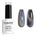 RARJSM Cat Eye Gel Nail Polish Galaxy Chameleon Magnetic Gel Polish Black Holographic Glitter Gel Soak Off UV LED DIY Manicure Art for Salon Designs and Home DIY 7.5ML/0.26fl oz RAR261