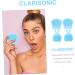minkissy 20 Pcs Rabbit Ears Facial Brush Face Cleansing Brush Body Massager Lady Facial Cleaning Brush Face Wash Portable Massager Face Massage Brush The Face Pore brush Silica Gel Miss Light Bluex5pcs 7.5x7.5cmx5pcs - Buy Online on SooperMarket.com