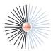 100 x Disposable Lip Brushes (Blue and Black) Disposable Lip Applicator Lip Gloss Stick Makeup Beauty Tool Set