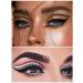 Gorvalin Black and White Gel Eyeliner Set with Brushes - Waterproof 2-in-1 Cream Eyeliner & Eyebrow Gel Kit - Buy Online on SooperMarket.com