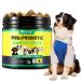 Digestive Probiotic Soft Chews for Dogs Canine Dietary Supplements and Immunity Support Chewable Vitamin Treats for Dogs- Duck Flavour 120 Tablets