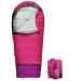 REDCAMP Kids Mummy Sleeping Bag for Camping, 3 Season Cold Weather Sleeping Bag Fit Boys,Girls & Teens, Blue/Rose Red Pink with 2.4lbs Filling