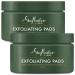 SheaMoisture Men Exfoliating Pads Textured Cotton Rounds with Witch Hazel & Niacinamide to Even and Smooth Skin Facial Skin Care Products for Men 2 Pack 30 Pads Ea