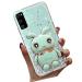 Tivenfezk nadoli for samsung galaxy s20 hare hidden stand shell caricature glitter rabbits stand soft silicone bling cell phone case transparent protective cover samsung galaxy s20 green