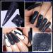 MIZHSE Diamond Gel Nail Polish Set - Reflective Glitter BD-005 Dark Blue - Soak Off LED Lamp Manicure Kit for Beginners at Home - Buy Online on SooperMarket.com