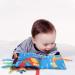 SOSPIRO Baby Cloth Book for Toddlers - Soft 3D Animal Tails Quiet Book | Safe Nontoxic Early Learning and Gifts for 0-3 Year Olds (Jungle) - Buy Online on SooperMarket.com