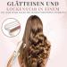 Buy Lily England 2 in 1 Hair Smoothing & Curling Iron - Rose Gold Adjustable Temperature Ceramic Coating - International Shipping Available - Buy Online on SooperMarket.com