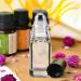 Jucoan 40 Pack 5ml Clear Glass Roll on Bottles Refillable Essential Oil Bottles with Stainless Steel Roller Balls and 5 Droppers for Sample Travel DIY Cosmetic Containers - Buy Online on SooperMarket.com