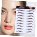 NOLITOY 4pcs Imitation Stimulation Sticker Like Shaping Female Stickers D Eyebrow Hair-like Girl Makeup 21x15cm Brown - Buy Online on SooperMarket.com