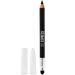 Maybelline New York Line Express Sharpenable Wood Pencil with Built-In Blending Smudger Tip Creamy Liner Eyeliner Eye Makeup  Ebony Black  0.035 oz.