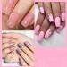 Nail Polish Set - Nude Color Nail Polishes - Quick Dry Nail Polish - Long Lasting Jelly Pink Glitter 6 Colors Nail Varnish - Natural Look Long Lasting Nail Varnish Gift Set DIY Manicure Home nude pink - Buy Online on SooperMarket.com