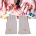 Anti UV Gloves for Gel Nail Lamp Manicure Gloves UV Protection Stretchy Breathable Fingerless Fiber Cotton Nail Lamp Gloves for Home Salon(Gray) - Buy Online on SooperMarket.com