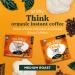 Foods Mushroom Instant Coffee Four Sigma Organic and Fair Trade with Lions Mane Chaga & Mushroom 10 x 2 5 g each Packets (25g) Midium Roast - Buy Online on SooperMarket.com