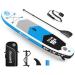 Goosehill Inflatable Stand Up Paddle Board 10'6" x 32" x 6", Reinforced Double Layer All-Around Paddleboard for All Skill Level, Premium SUP Package, Patterns Open for Customization Sailor Blue