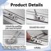 2 Pcs Stainless Steel Window Locks Safety Window Restrictors for Upvc Prevent Your Child or Pet from Falling by The Window Suitable for Home Kindergarten School Hospital Office - Buy Online on SooperMarket.com