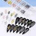RUNRAYAY 60Pcs snake Luxury Nail Art Rhinestone 3D Dangle Nail Art Charms Crystal Gems Nail Diamond for Girl Women DIY Nail Design Craft Jewelry Making with a Box 5 Styles - Buy Online on SooperMarket.com