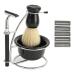 Premium 5-in-1 Shaving Set for Men | Razor Brush Bowl & Stand | Manual Shaving Collection - International Shipping Available - Buy Online on SooperMarket.com