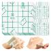 100pcs Makeup Hand Palette - Waterproof PU Film Self-Adhesive Disposable Mixing Palette for Flawless Application - Buy Online on SooperMarket.com