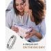 EnerCoppeX Magnetic Bracelets for Women Stainless Steel Bracelet with Effective Healing Magnets Adjustable Jewelry Gift (STB-2475ESDWK) - Buy Online on SooperMarket.com