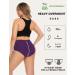 Leovqn Lace Trim Period Pants for Women XL Purple - Heavy Flow Menstrual Underwear, Leakproof Postpartum Briefs - Buy Online on SooperMarket.com
