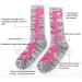 XIKUN Ski Socks | Men Women | Warm High Performance Winter Sport Socks | 4-12 Men, 5-13 Women | 4-Pack Pink - Buy Online on SooperMarket.com
